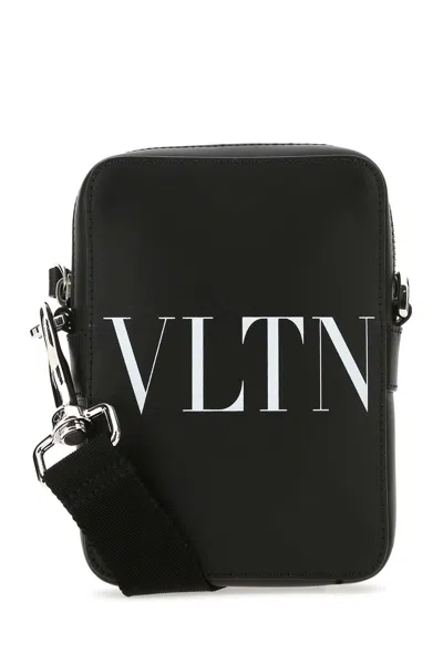 Valentino Garavani Black Leather Crossbody Bag