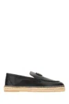 Valentino Leisure Flows Suede Espadrilles In Nero