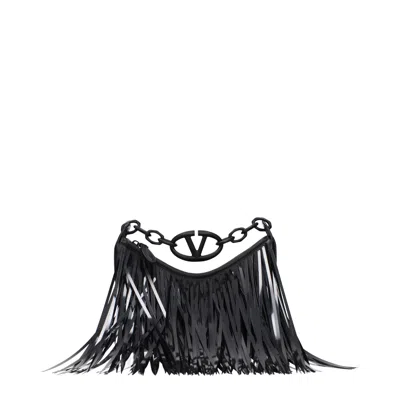 Valentino Garavani Black Leather Handbag