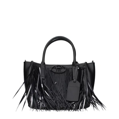 Valentino Garavani Black Leather Handbag