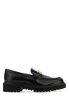 Valentino Glossy Leather Vlogo Signature Loaf In Black