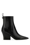 Valentino Vlogo Ankle Boots With Geometric Heel In Black
