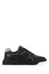 Valentino One Stud Low-top Sneakers In Black
