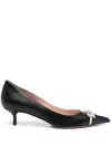 Valentino Verzierte Pumps Bepointy 45 Aus Leder