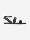 Valentino Torchon Rope-trimmed Studded Leather Sandals