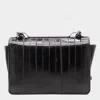 Valentino Black Leather Shoulder Bag In Black