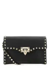 Valentino Rockstud Small Shoulder Bag In Nero