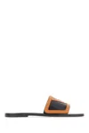 Valentino Garavani Men Viva Superstar Leather Slides In Black
