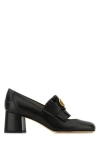 Valentino Garavani Vlogo Signature Fringed Calfskin Pumps 55mm Woman Black 40