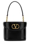 Valentino Vain Vanity Bucket Leather Crossbody Bag In Black