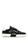 VALENTINO GARAVANI BLACK LEATHER VLTN SNEAKERS