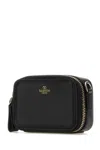 Valentino Black Leather Wallet In Nero