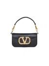 Valentino Black Locò Small Shoulder Bag