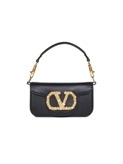 Valentino Garavani Black Locò Small Shoulder Bag