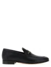 Valentino Garavani Men Vlogo Signautre Leather Loafers In Black