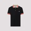 Valentino Vlogo Signature Cotton Polo Shirt In Black