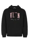 Valentino Garavani Man Sweatshirt Black Size Xxl Cotton In Black
