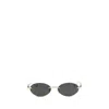 Valentino Geometric Metal Sunglasses In Silver