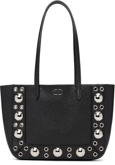 Valentino Garavani Black Mini Nellcôte Tote
