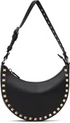 Valentino Black Mini Rockstud Bag In Black