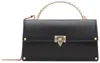 Valentino Black Mini Stud Bag In Black