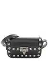 Valentino Black Nappa Leather Micro Rockstud23 Spike Shoulder Bag (authentic  Pre-loved) In Black