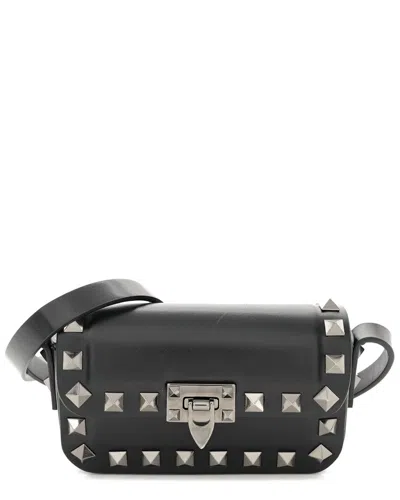 Valentino Garavani Valentino Black Nappa Leather Micro Rockstud23 Spike Shoulder Bag (authentic  Pre-loved)