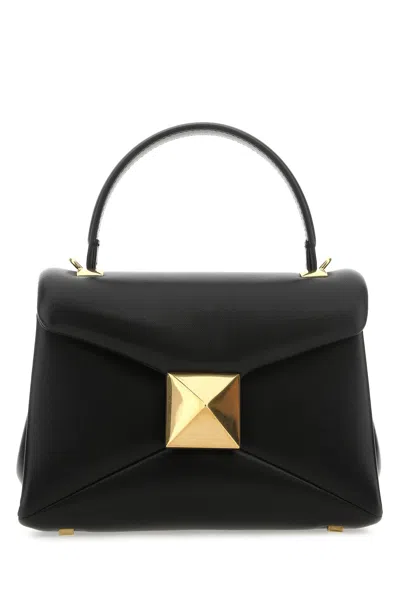 Valentino Garavani Black Nappa Leather Mini One Stud Handbag