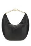 Valentino Vlogo Moon Zip-up Maxi Shoulder Bag In Black
