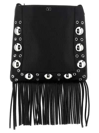 Valentino Garavani Black Nellcote Crossbody Bag
