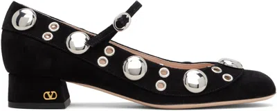 Valentino Garavani Black Nellcôte Mary-jane Heels