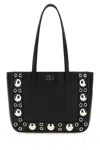 Valentino Black Nellcote Mini Tote In Black