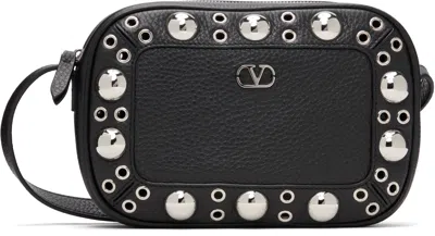 Valentino Garavani Black Nellcôte Shoulder Bag