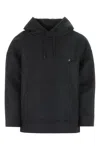 Valentino Embellished Hooded Sweatshirt With Drawstring And Pouch Pocket In Black