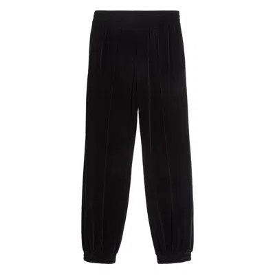 Valentino Logo-patch Chenille Track Pants In Black