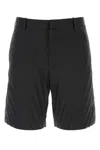 Valentino Vlogo Toile Iconographe Bermuda Shorts In Black