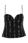 Valentino Plusdepois Print Top In Silk In Black