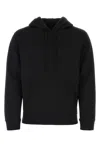 Valentino Embellished Hooded Sweatshirt With Drawstring And Pouch Pocket In Black