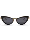 Valentino Rockstud Cat-eye Sunglasses In Pink