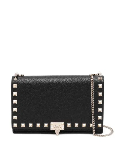 Valentino Garavani Black Rockstud Crossbody Bag