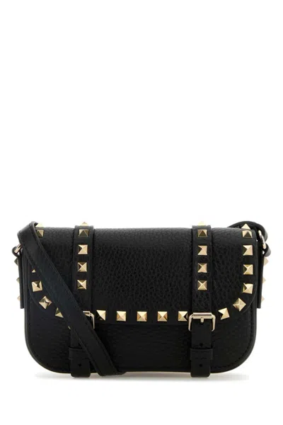 Valentino Garavani Black Rockstud Crossbody Bag