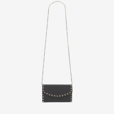 Valentino Garavani Black Rockstud Crossbody Bag