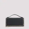 Valentino Studded Leather Shoulder Bag In Black