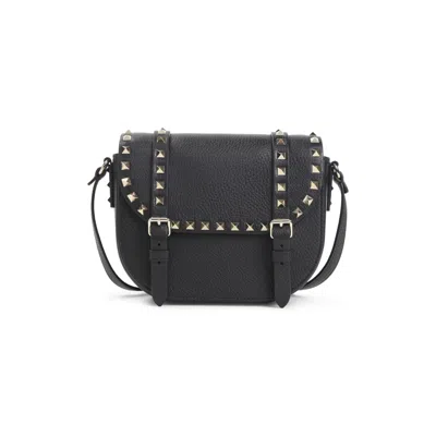 Valentino Garavani Black Rockstud Crossbody Bag