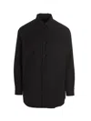 Valentino Rockstud-embellished Shirt In Black