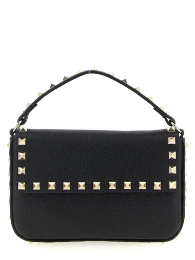 Valentino Garavani Black Rockstud Mini Crossbody Bag