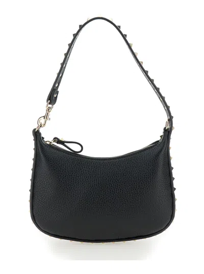 Valentino Garavani Black Rockstud Mini Shoulder Bag