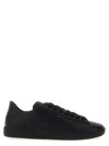 Valentino Royco Signature Brass Vlogo Low-top Sneakers In Black