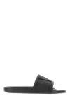 Valentino Garavani Man Sandals Black Size 7 Textile Fibers In Black