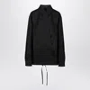 Valentino Wool Blend Wrap Shirt